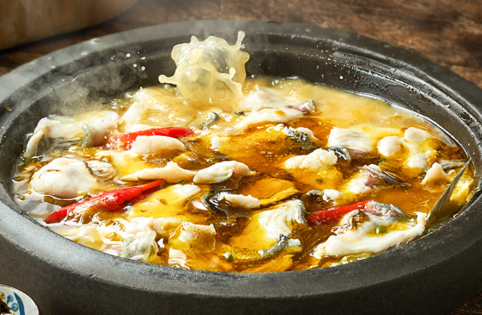 酸菜鱼火锅底料批发展示